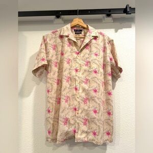 Cremieux shirt, M, such great quality! Short sleeve with single chest pocket.EUC